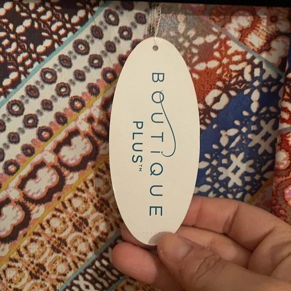 🆕✨NWT Plus Colorful Printed Kimono Boho Style Size 2x-3x Flowy 🦋 - Picture 4 of 10